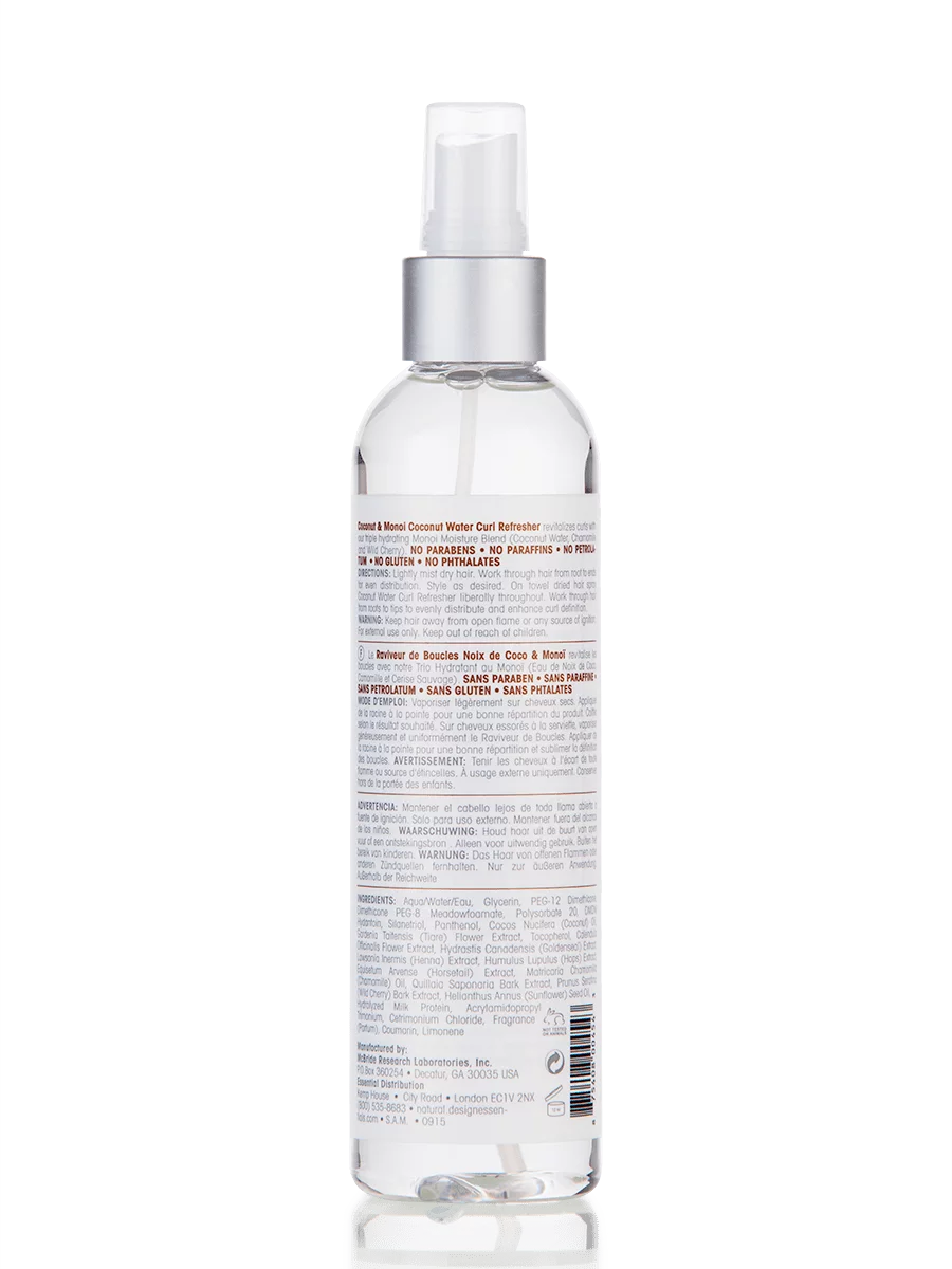 Coconut Monoi Water Curl Refresher 237ml - Image 3