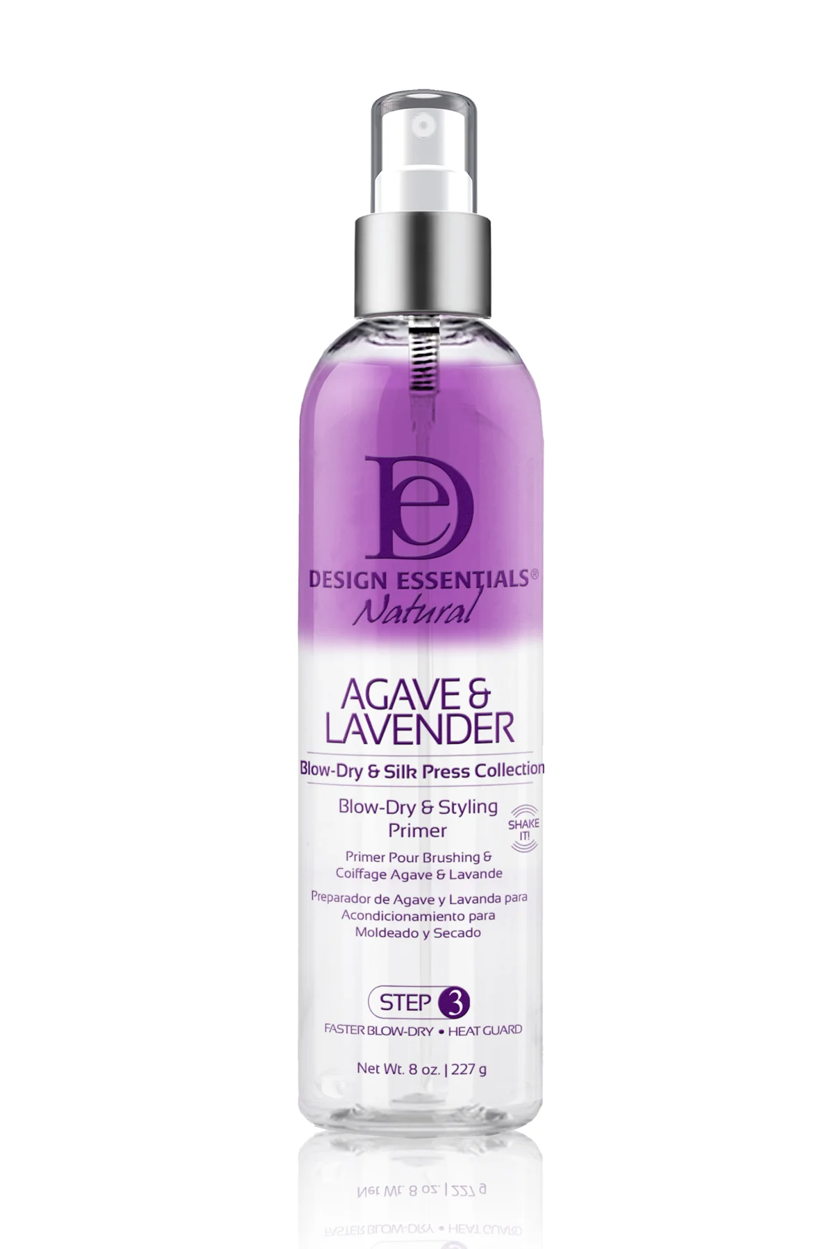 Agave Lavender Moisturizing Blow-Dry  Styling Primer 237ml - Image 2